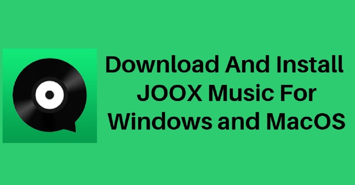Joox free download for mac