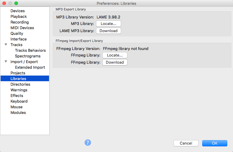 Libmp3lame Dylib Audacity Mac Download